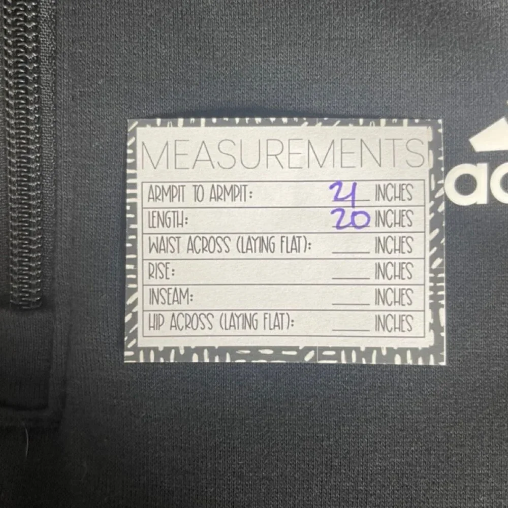 ADIDAS | Women's Black Cropped 1/4 Zip Pullover Sweatshirt | Size L - Picture 11 of 12